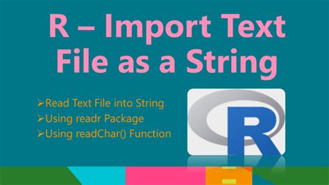 How to import text file in r