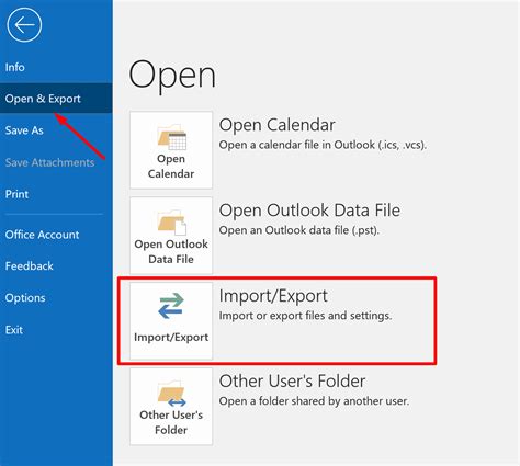 How to import the calendar and contacts from Outlook to