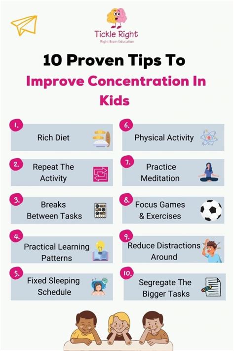 How to improve concentration in autistic child