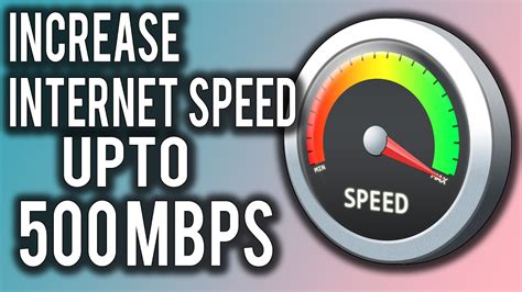 How to improve internet speed. 