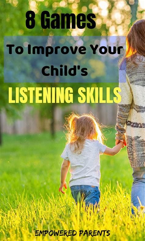 How to improve listening skills in kids