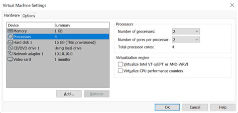 How to increase CPU cores on a XP VM - VMware