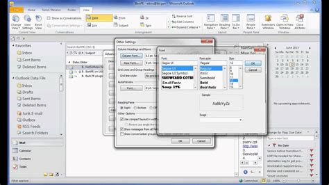 How to increase font size in outlook 2016 inbox gbsno