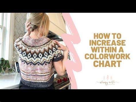 How to increase in knitting within a colorwork chart Colorwork chart