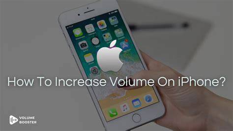 How to increase media volume in iphone.  Why does pressing the buttons on the side of ...