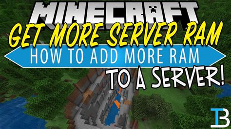How to increase memory for minecraft server