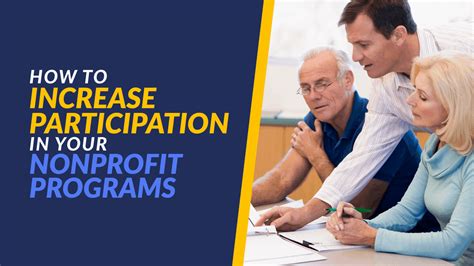 How to increase participation in a program
