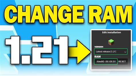 How to increase ram in minecraft