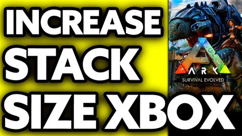 How to increase stack size in ark ascended single player xbox.  You can change the five ...