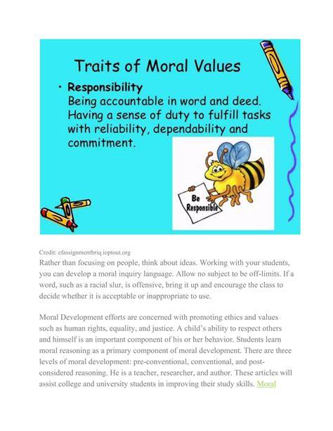 How to inculcate moral values in youth