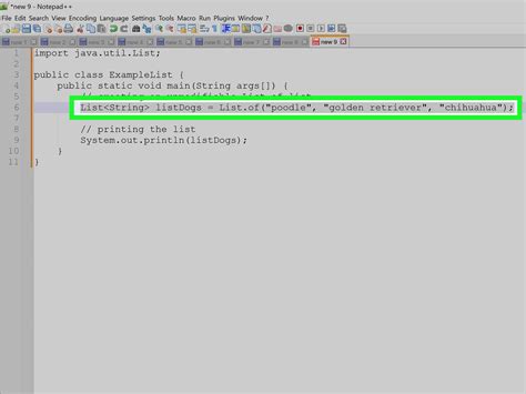 How to initialize a list in java