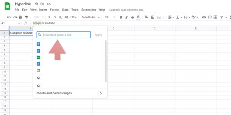 How to insert Hyperlinks in Google Sheets YouTube