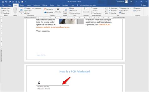 How to insert a Signature Line in Word OfficeBeginner