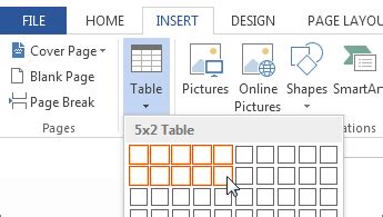 How to insert a table in word without cells jzajk
