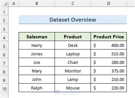 How to insert column headers in excel