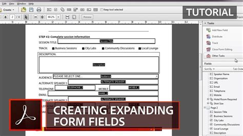 How to insert editable fields in pdf