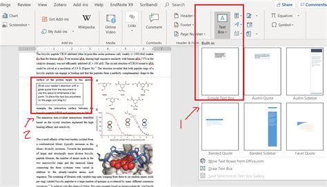 How to insert figures in word