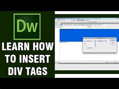 How to insert image in div tag