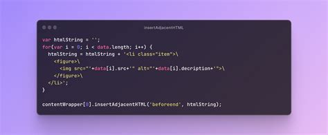How to insert images in javascript