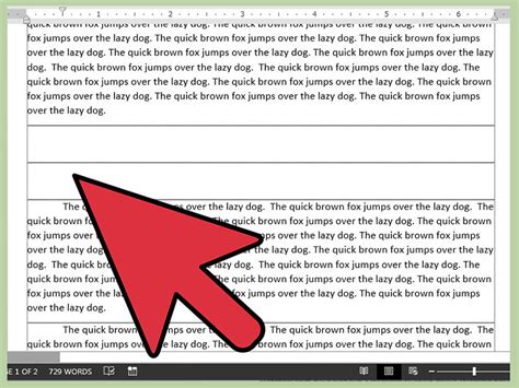 How to insert line break in word