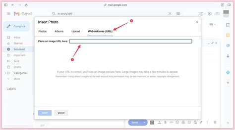 How to insert photo in gmail