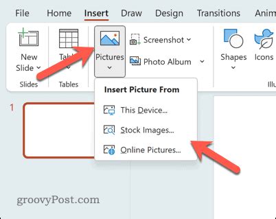 How to insert picture in powerpoint