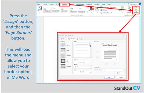 How to insert resume lines in word