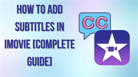 How to insert subtitles in imovie