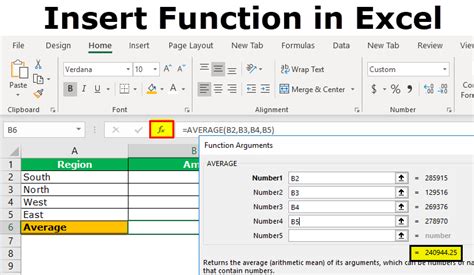 How to insert the formula in excel