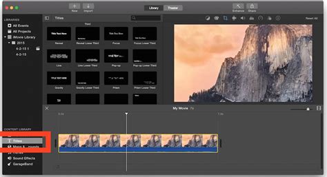 How to insert words in imovie