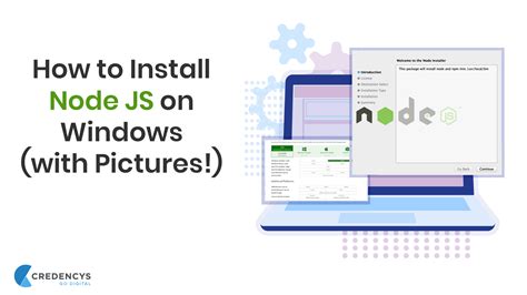 How to instal node js in windows