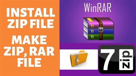 How to instal zip file in pc
