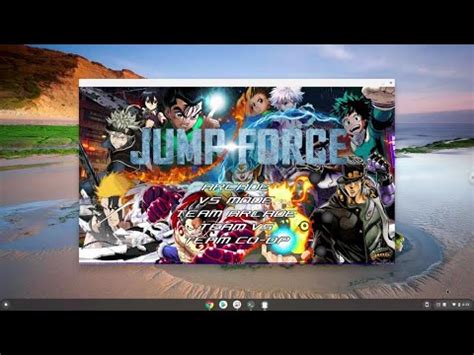 How to install Jump Force Mugen 3 on a Chromebook - YouTube