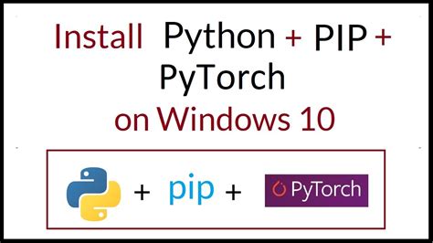 How to install PyTorch on Python 3.7 / Windows 10 with pip