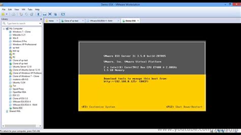 How to install VMWare ESX Server 3.5.0 in VM Ware Workstation 9.0.1