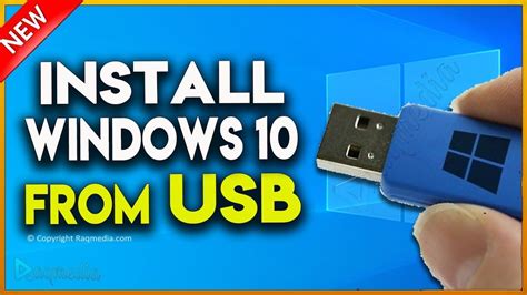 How to install Windows 10 from a USB Flash Drive