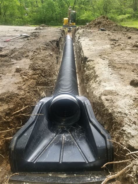 Most driveway culverts will be corrugated steel or heavy-duty corrugated plastic but there are uses for reinforced concrete culverts in higher traffic driveways. So, when the decision is made to install a culvert the next step is to hire a professional driveway culvert installation company like Llewellyn's Construction.. 