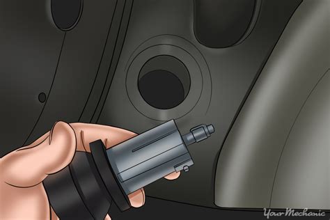 The ignition lock cylinder fits the key and allows the loc