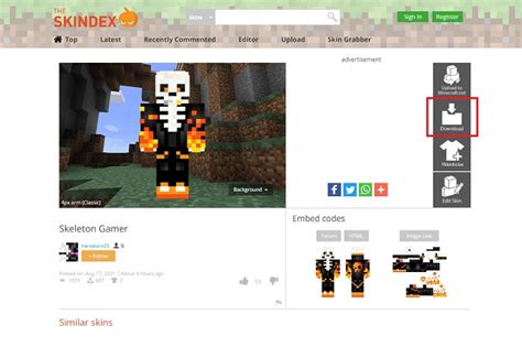 How to install a skin in minecraft