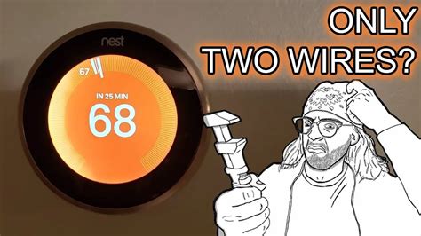 How to install a smart thermostat with only 2 wires. .  ...