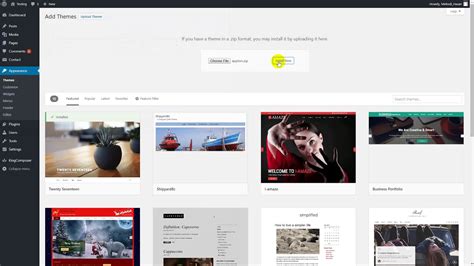 How to install a theme by YouTube