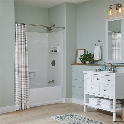 How to install a vinyl shower surround.  All My Favorite DIY Tools: https://geni.  How to ...