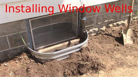 How to install a window well Pro Construction Guide Window well