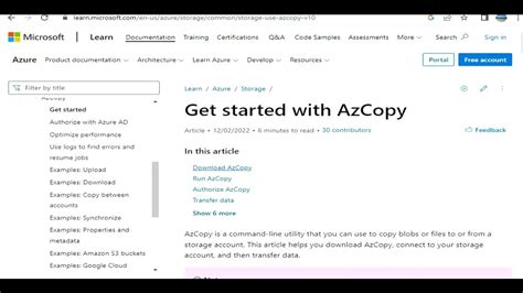 How to install and use Azcopy? - YouTube