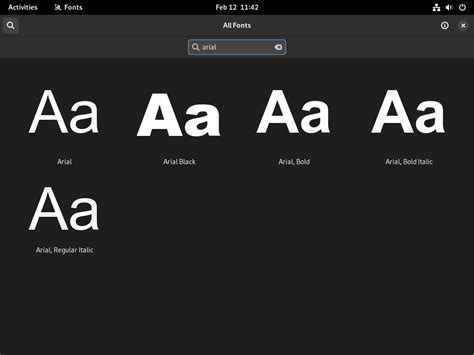 How to install arial font in linux