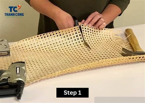 How to install cane webbing.  Scott shows the tools, supplies, and techn...
