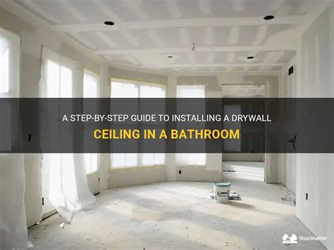 How to install drywall in bathroom