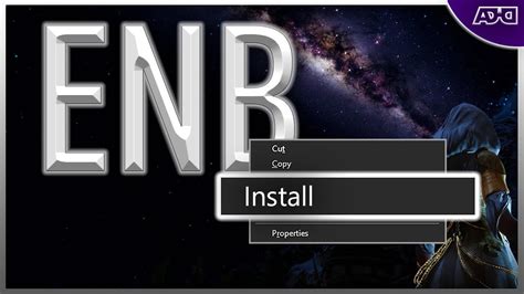 INSTALLATION. To install Performance ENB, follow these simple steps: 1. Download the latest ENB binaries for Skyrim:SE from ENBDev.com . 2. Copy ONLY d3d11.dll and d3dcompiler_46e.dll from the ENB zip file into the root Skyrim:SE game directory. 3. Copy the contents of the "Performance ENB" zip file into the root Skyrim:SE game directory.