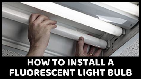 How to install fluorescent light bulb. This fluorescent light fixture in my garage either wouldn't turn on at all or would flicker so much it wasn't even worth it. Watch and see what the problem ... 