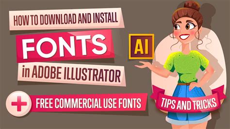 How to install fonts in adobe illustrator